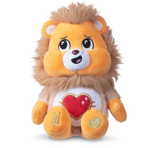 CARE BEARS X WICKED FUN SIZE PLUSH TENDERHEART BEAR AS THE LION - Picture 1 of 7